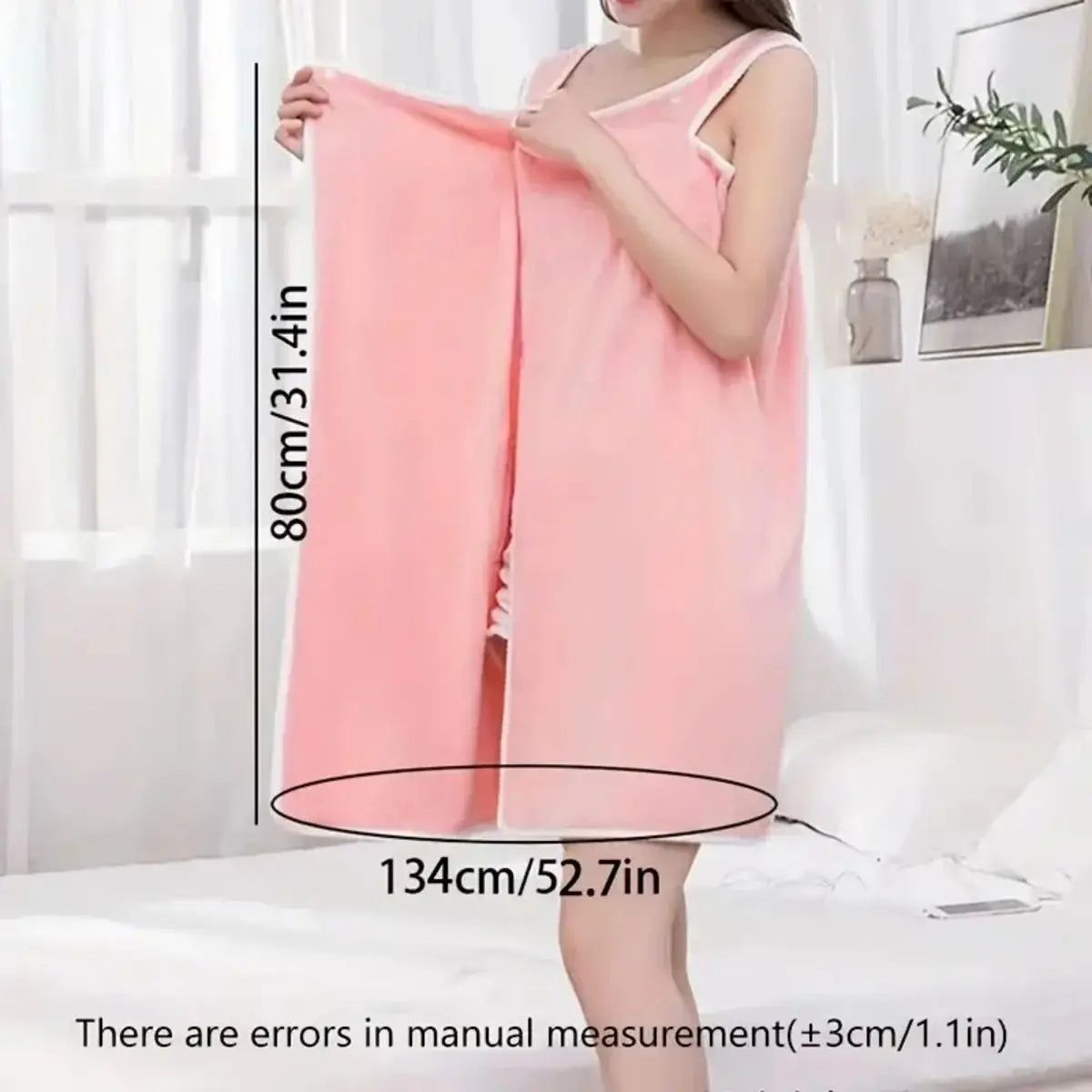 Womens Bath Towels Girls Wearable Fast Drying Bathing Beach Spa Bathrobes Wash Clothing, Shower Bath and Gym Towel